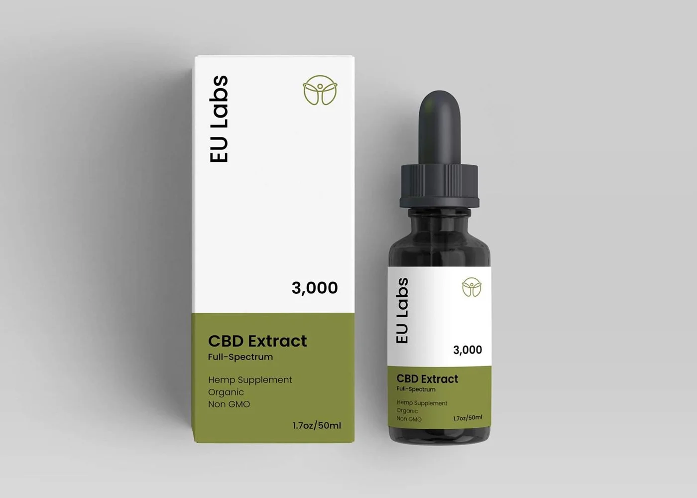 50ml bottle of full-spectrum CBD oil 3000mg in MCT carrier — CBD Oil Melbourne